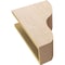 Ekena Millwork 6"W x 12"D x 18"H Classic Greensboro Rough Cedar Woodgrain TimberThane Corbel, Primed Tan CORUR06X12X18GRNRCPR - alternate 5